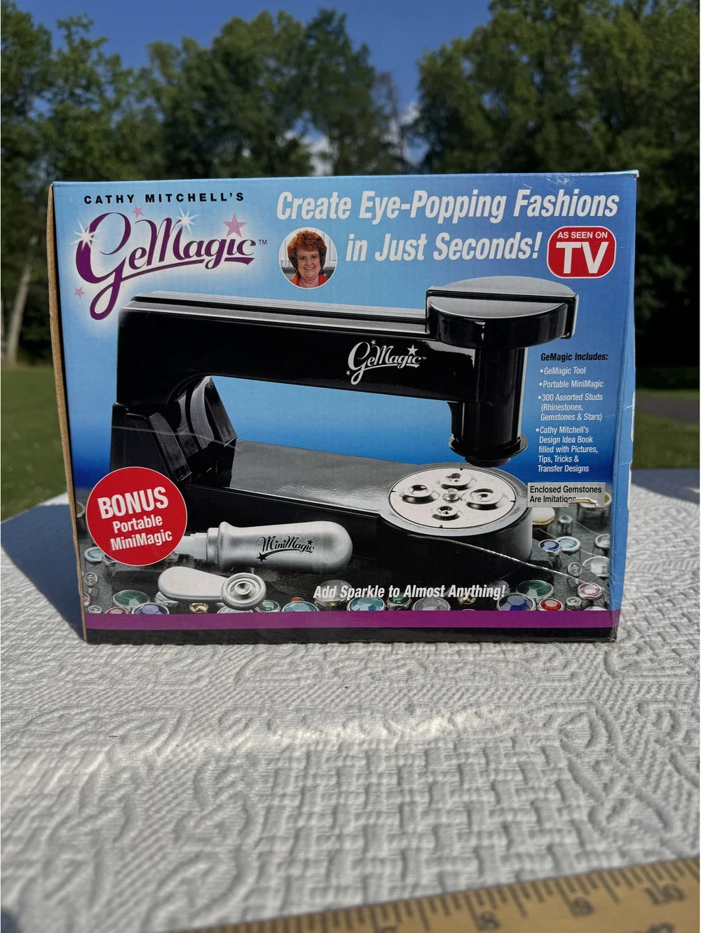 Cathy Mitchell's GelMagic Portable MiniMagic Studding Machine Kit - NEVER USED